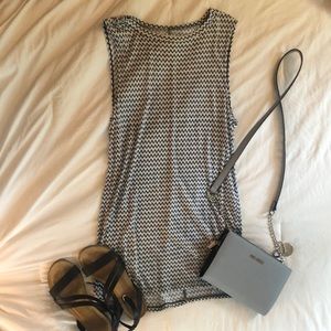Black and White Zig Zag Dress